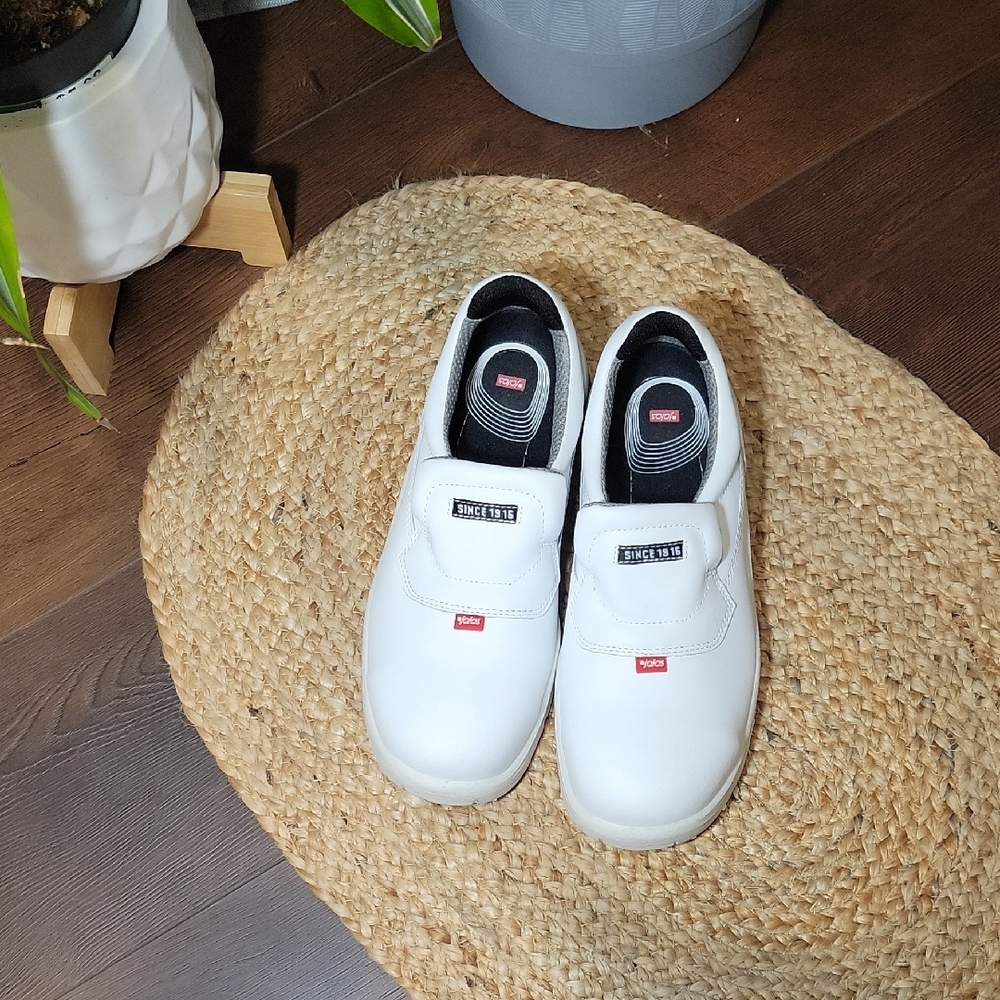 JALAS Work And Safety Shoes White Slip-On